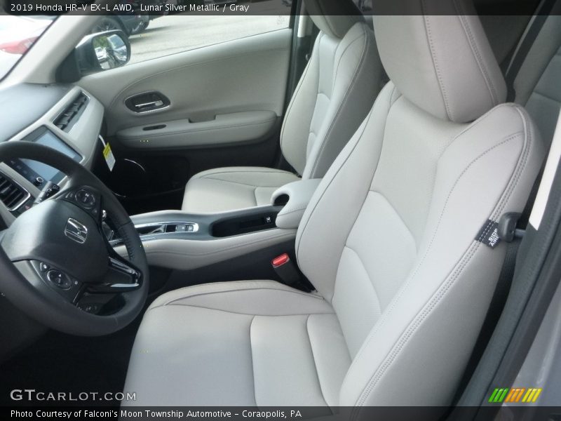 Lunar Silver Metallic / Gray 2019 Honda HR-V EX-L AWD