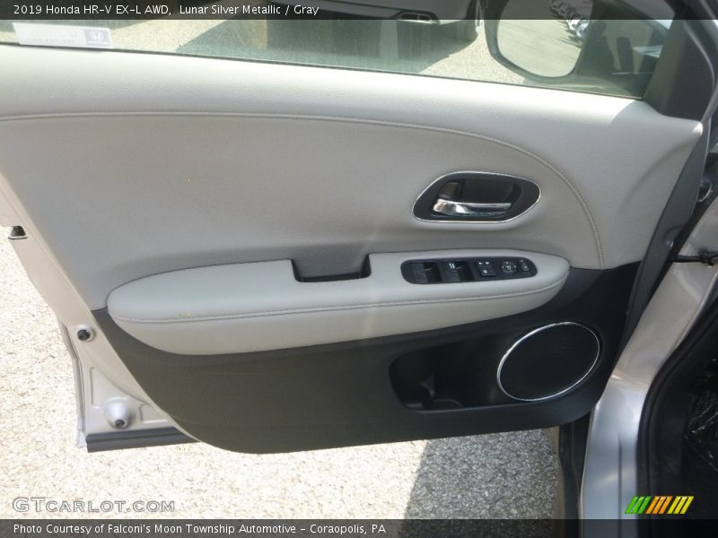 Lunar Silver Metallic / Gray 2019 Honda HR-V EX-L AWD