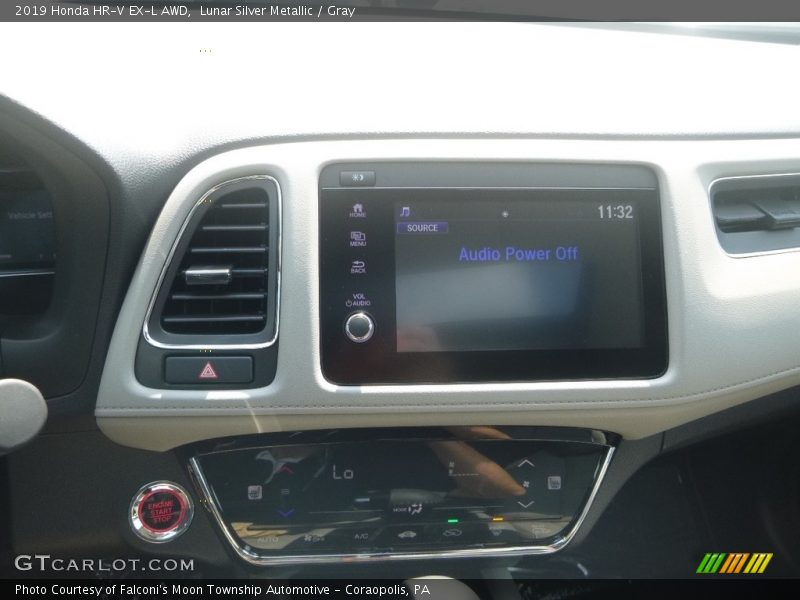 Lunar Silver Metallic / Gray 2019 Honda HR-V EX-L AWD
