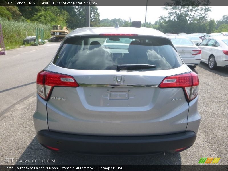 Lunar Silver Metallic / Gray 2019 Honda HR-V LX AWD