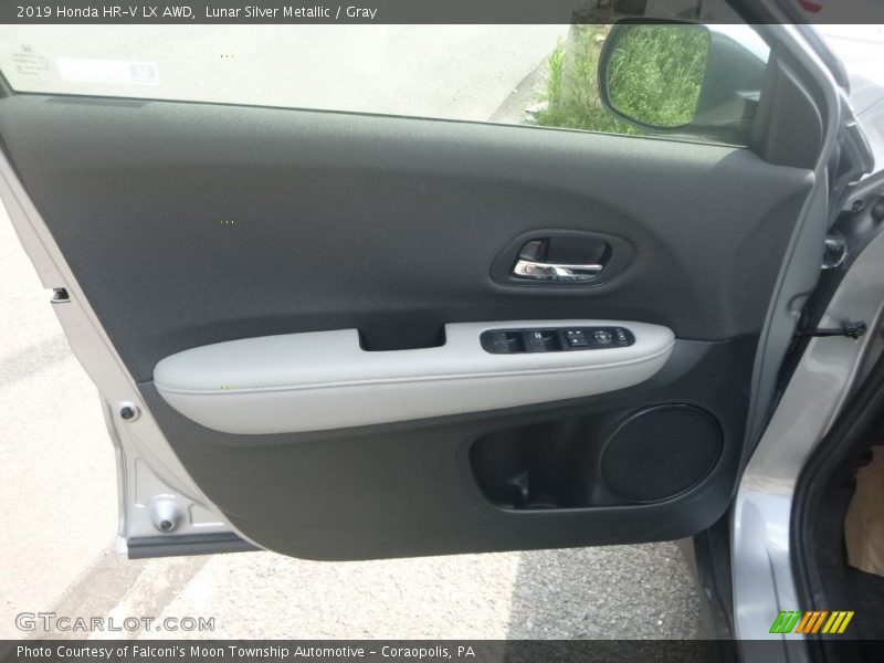 Lunar Silver Metallic / Gray 2019 Honda HR-V LX AWD
