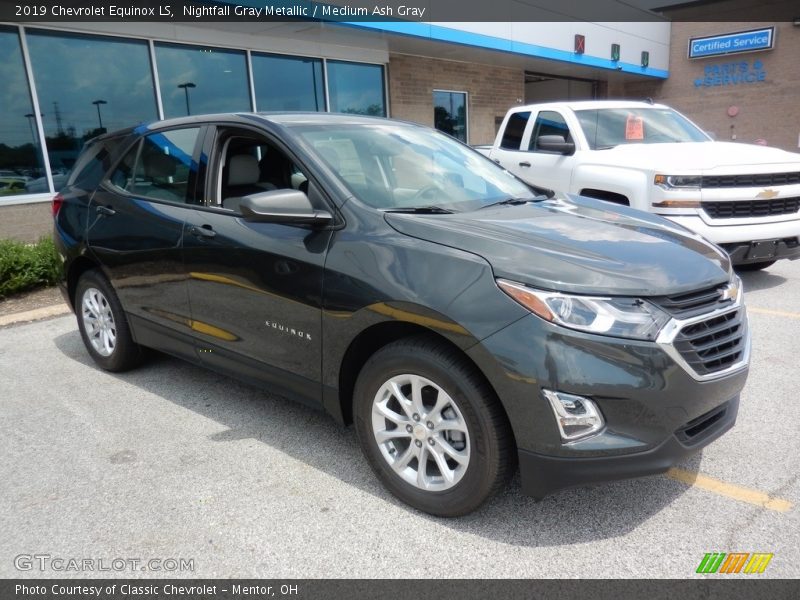 Nightfall Gray Metallic / Medium Ash Gray 2019 Chevrolet Equinox LS