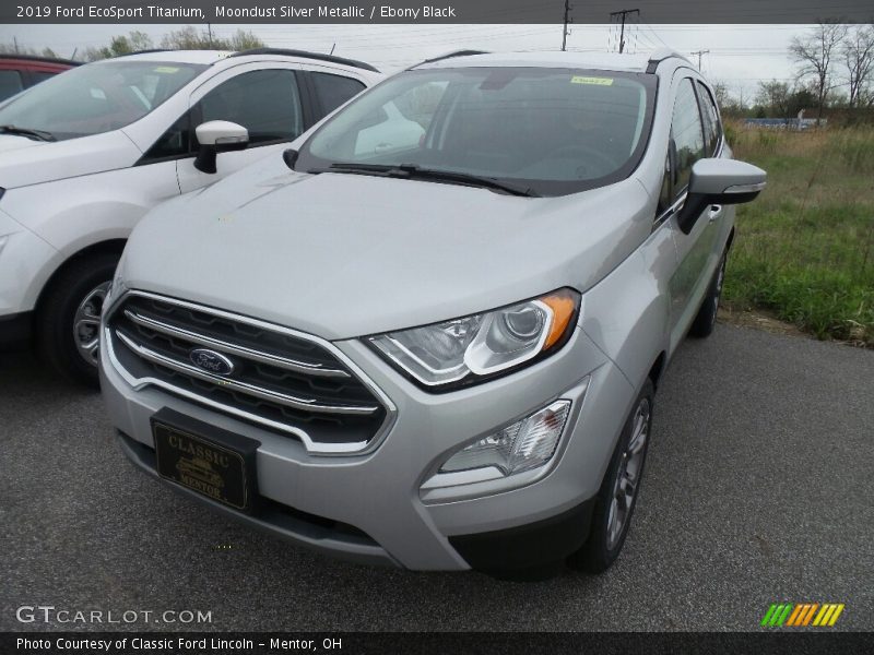 Moondust Silver Metallic / Ebony Black 2019 Ford EcoSport Titanium