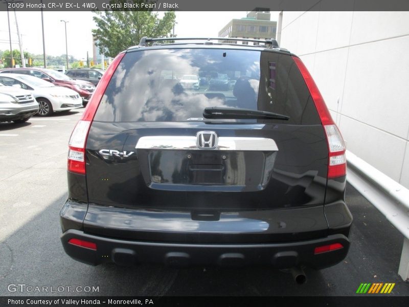 Crystal Black Pearl / Black 2009 Honda CR-V EX-L 4WD