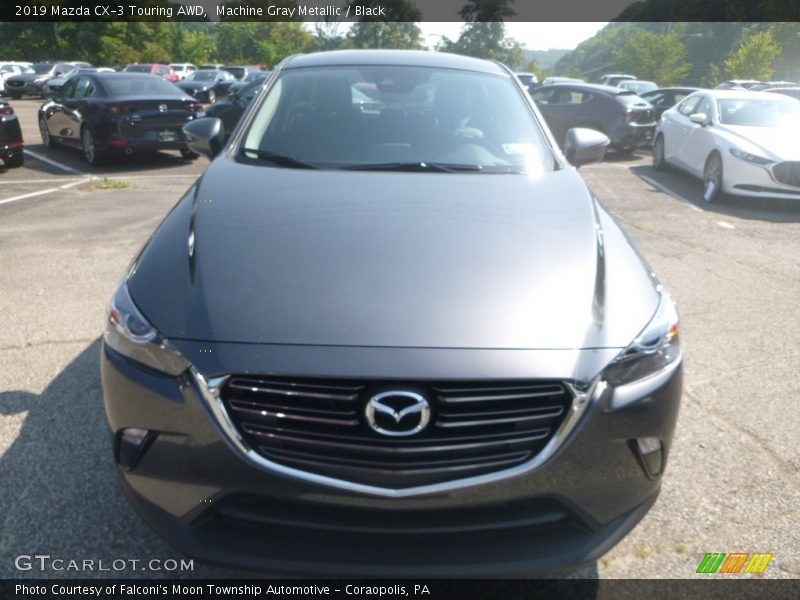 Machine Gray Metallic / Black 2019 Mazda CX-3 Touring AWD