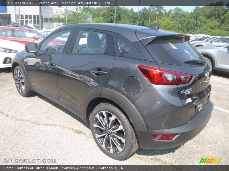 Machine Gray Metallic / Black 2019 Mazda CX-3 Touring AWD