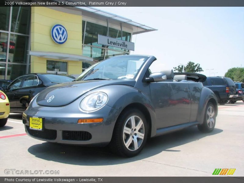 Platinum Grey / Grey 2006 Volkswagen New Beetle 2.5 Convertible