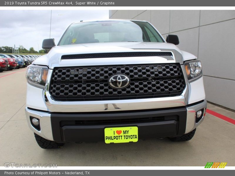 Super White / Graphite 2019 Toyota Tundra SR5 CrewMax 4x4