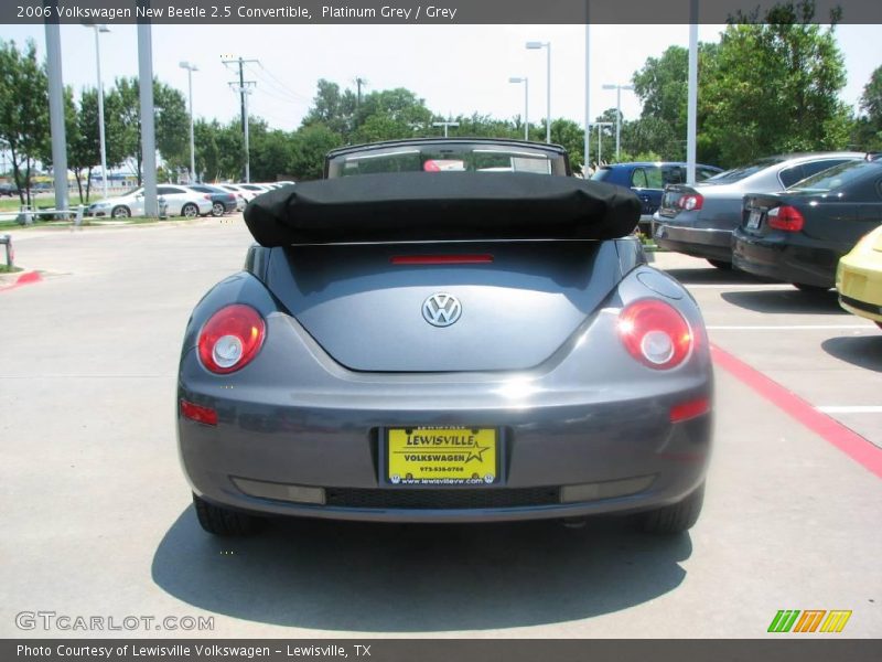 Platinum Grey / Grey 2006 Volkswagen New Beetle 2.5 Convertible