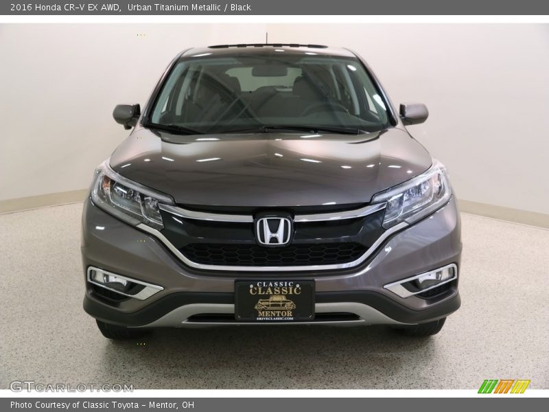 Urban Titanium Metallic / Black 2016 Honda CR-V EX AWD