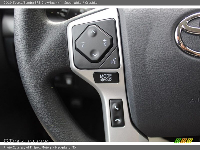 Super White / Graphite 2019 Toyota Tundra SR5 CrewMax 4x4