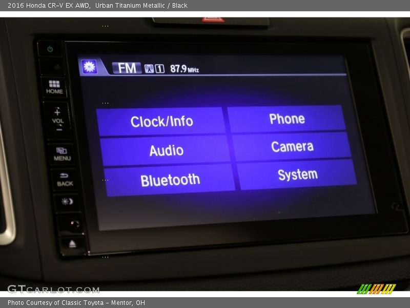 Urban Titanium Metallic / Black 2016 Honda CR-V EX AWD