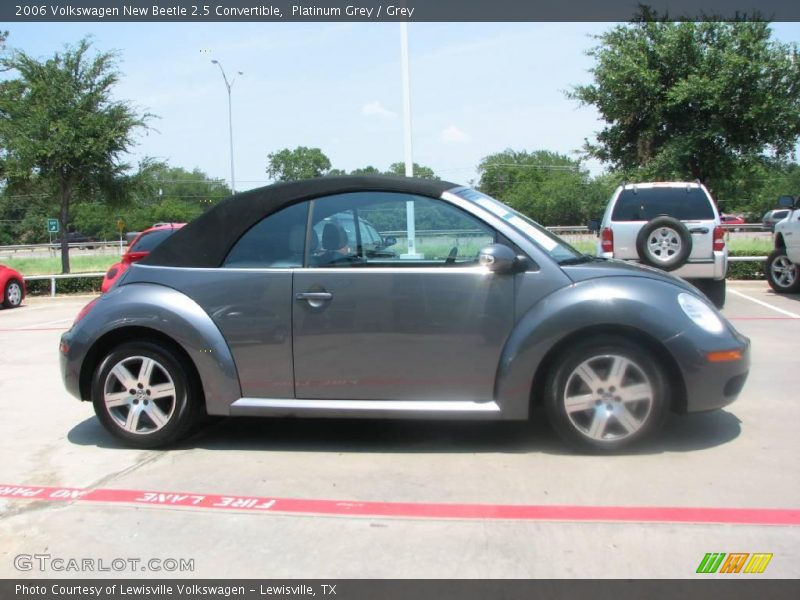 Platinum Grey / Grey 2006 Volkswagen New Beetle 2.5 Convertible