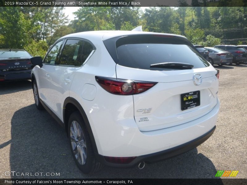 Snowflake White Pearl Mica / Black 2019 Mazda CX-5 Grand Touring AWD