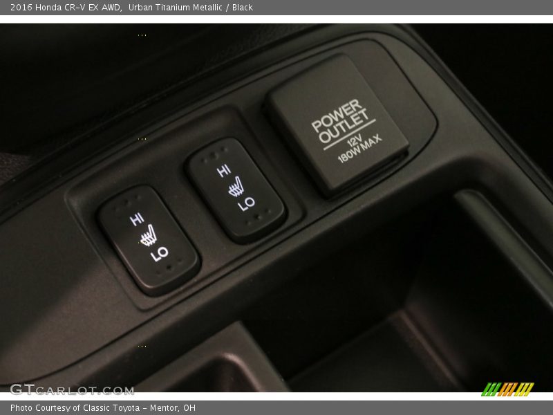 Urban Titanium Metallic / Black 2016 Honda CR-V EX AWD