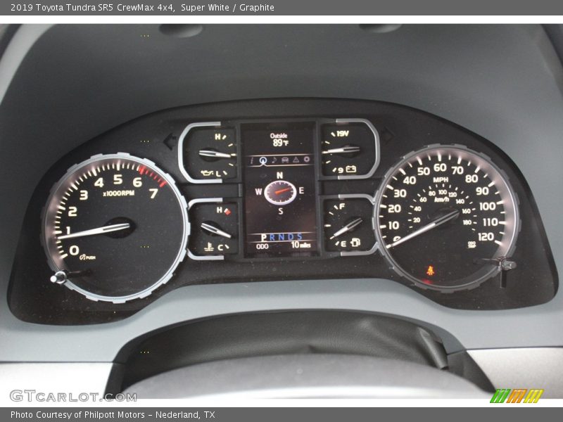 Super White / Graphite 2019 Toyota Tundra SR5 CrewMax 4x4