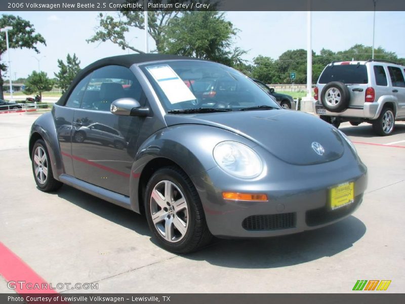 Platinum Grey / Grey 2006 Volkswagen New Beetle 2.5 Convertible