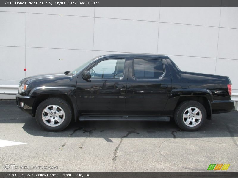 Crystal Black Pearl / Black 2011 Honda Ridgeline RTS