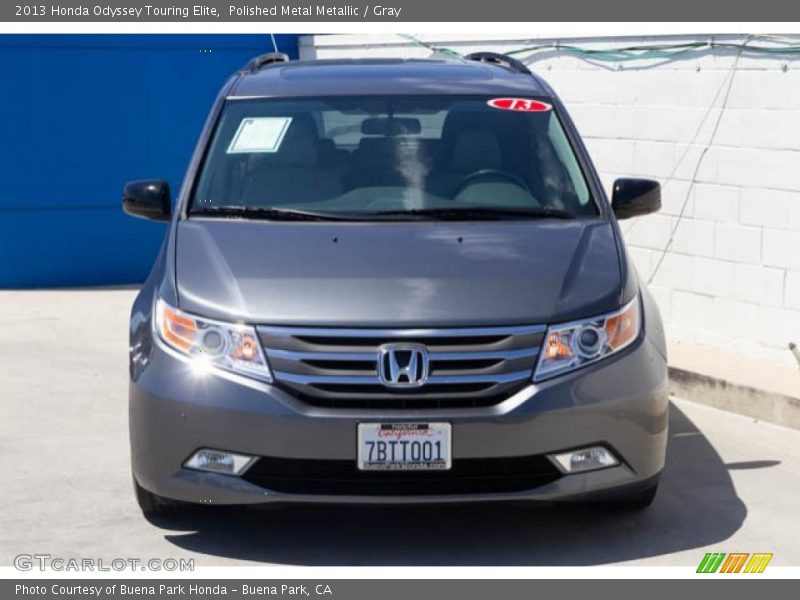 Polished Metal Metallic / Gray 2013 Honda Odyssey Touring Elite