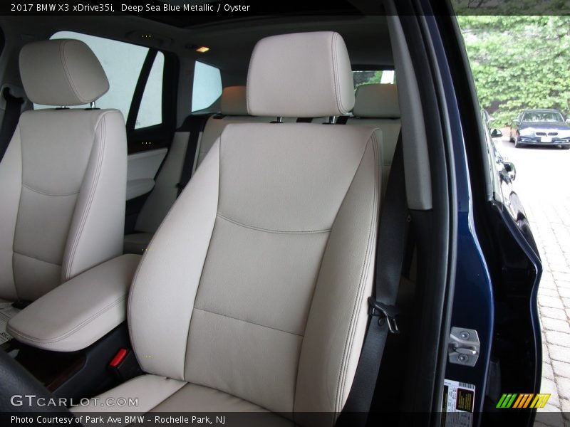 Deep Sea Blue Metallic / Oyster 2017 BMW X3 xDrive35i