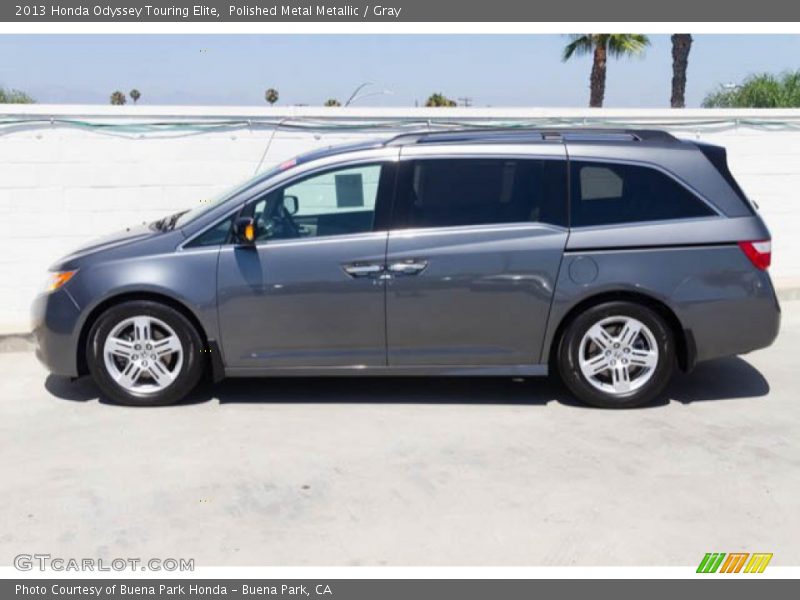 Polished Metal Metallic / Gray 2013 Honda Odyssey Touring Elite