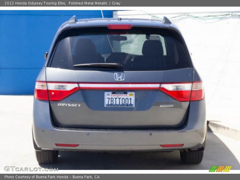Polished Metal Metallic / Gray 2013 Honda Odyssey Touring Elite
