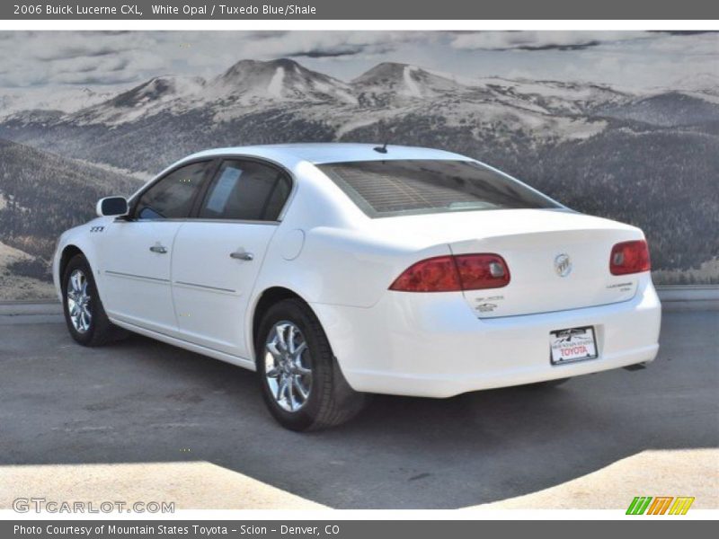 White Opal / Tuxedo Blue/Shale 2006 Buick Lucerne CXL