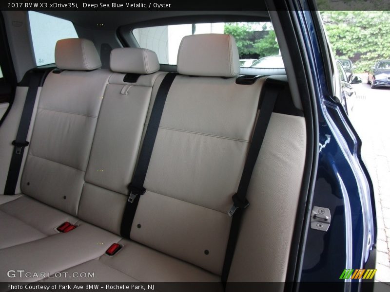 Deep Sea Blue Metallic / Oyster 2017 BMW X3 xDrive35i