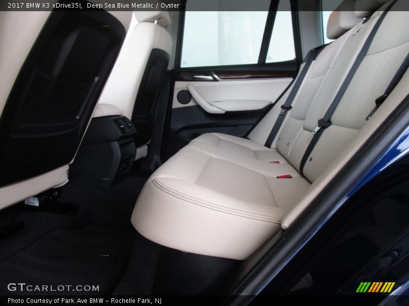 Deep Sea Blue Metallic / Oyster 2017 BMW X3 xDrive35i