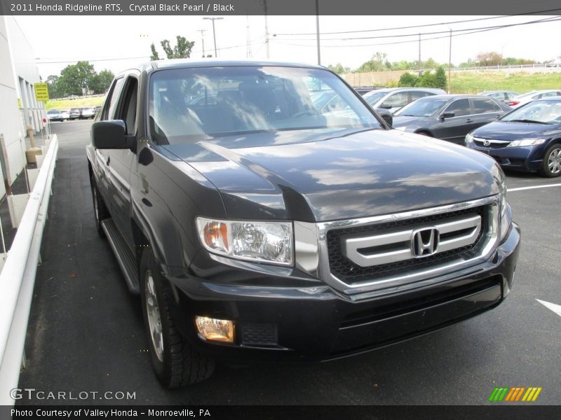 Crystal Black Pearl / Black 2011 Honda Ridgeline RTS