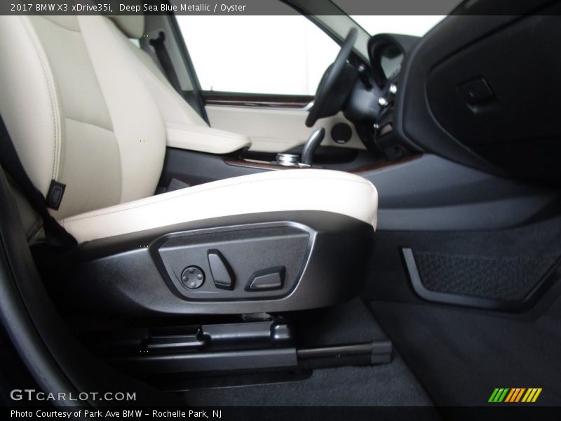 Deep Sea Blue Metallic / Oyster 2017 BMW X3 xDrive35i