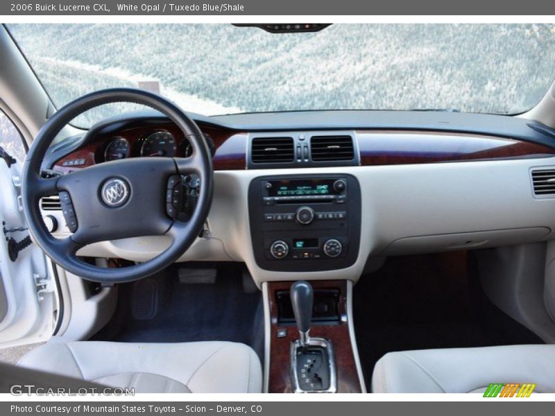 White Opal / Tuxedo Blue/Shale 2006 Buick Lucerne CXL