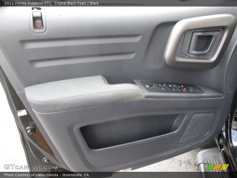 Crystal Black Pearl / Black 2011 Honda Ridgeline RTS
