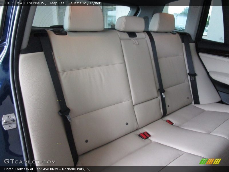 Deep Sea Blue Metallic / Oyster 2017 BMW X3 xDrive35i