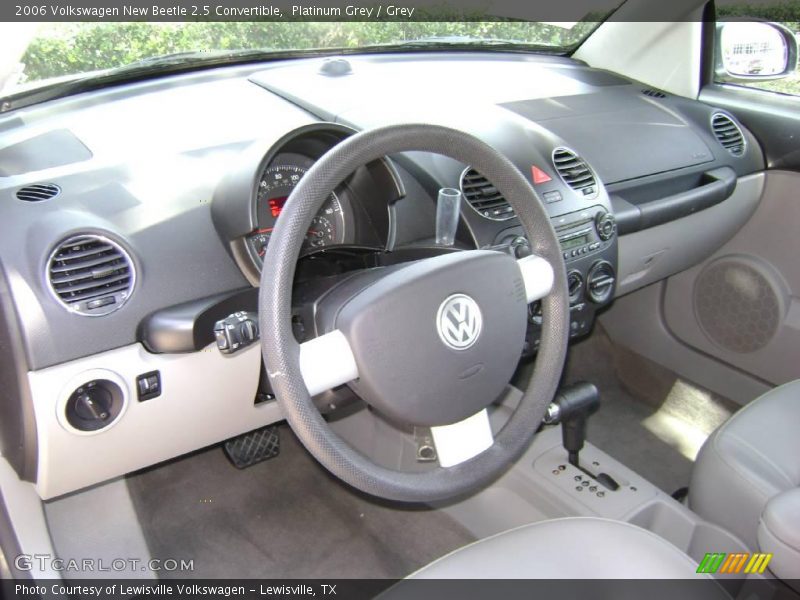 Platinum Grey / Grey 2006 Volkswagen New Beetle 2.5 Convertible