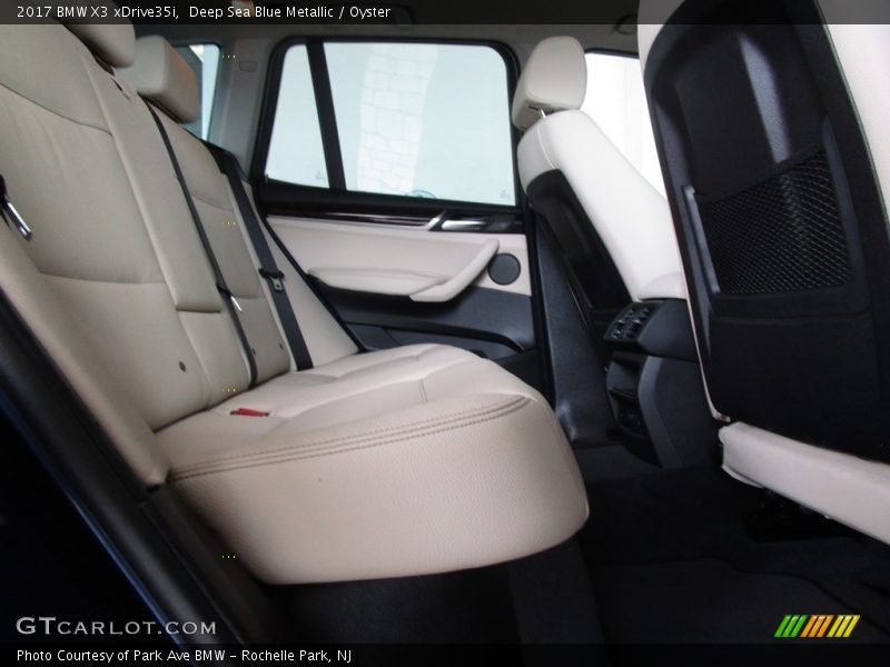 Deep Sea Blue Metallic / Oyster 2017 BMW X3 xDrive35i