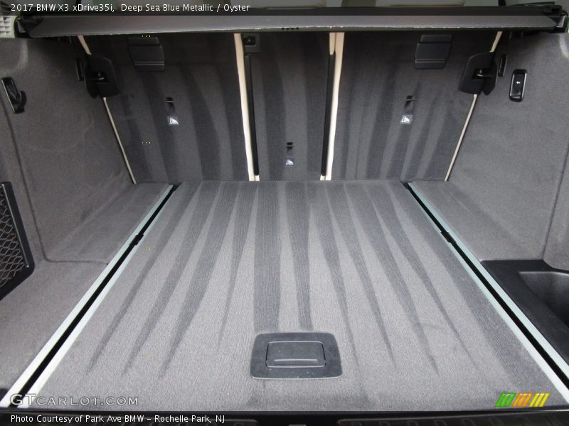 Deep Sea Blue Metallic / Oyster 2017 BMW X3 xDrive35i