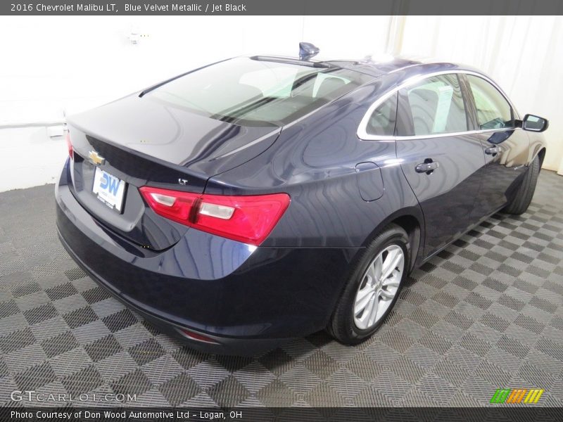 Blue Velvet Metallic / Jet Black 2016 Chevrolet Malibu LT