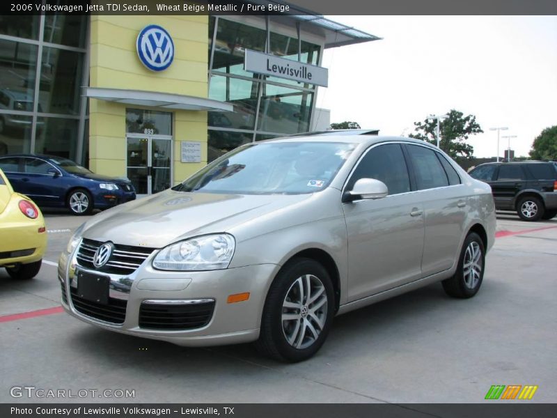 Wheat Beige Metallic / Pure Beige 2006 Volkswagen Jetta TDI Sedan