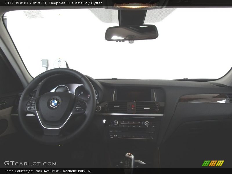 Deep Sea Blue Metallic / Oyster 2017 BMW X3 xDrive35i