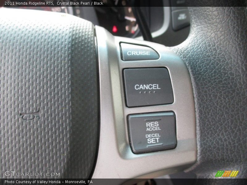 Crystal Black Pearl / Black 2011 Honda Ridgeline RTS