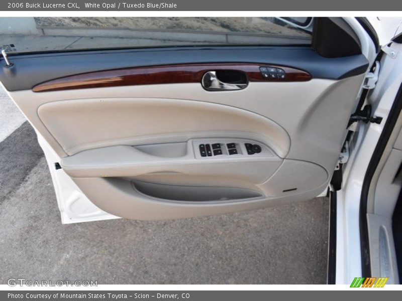 White Opal / Tuxedo Blue/Shale 2006 Buick Lucerne CXL
