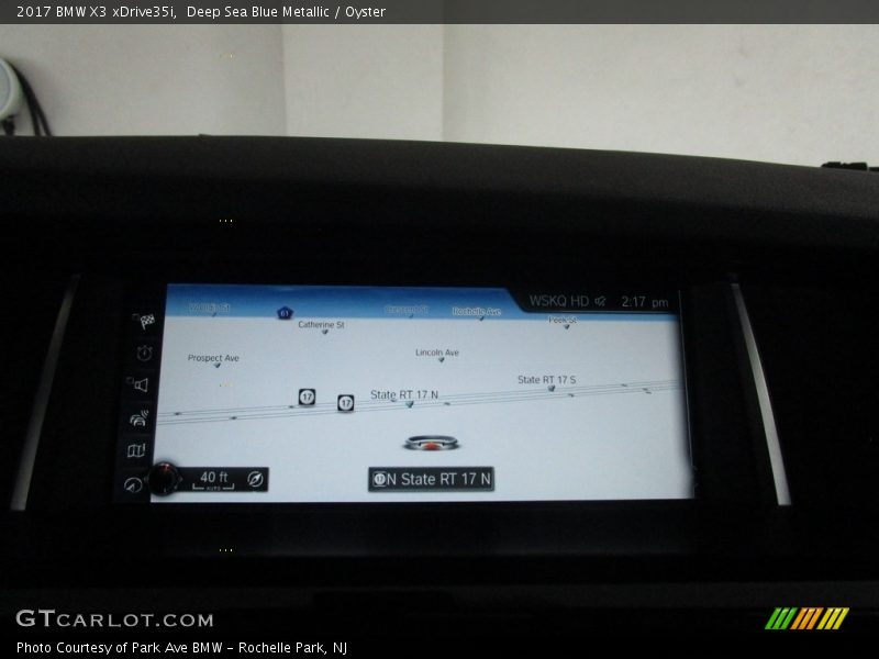 Deep Sea Blue Metallic / Oyster 2017 BMW X3 xDrive35i