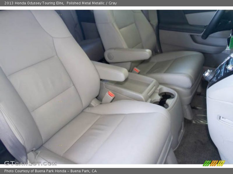 Polished Metal Metallic / Gray 2013 Honda Odyssey Touring Elite