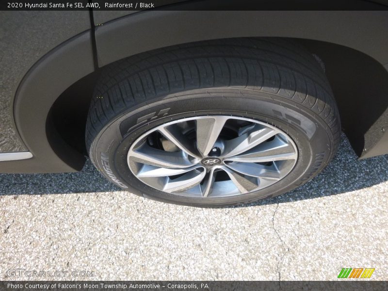 Rainforest / Black 2020 Hyundai Santa Fe SEL AWD