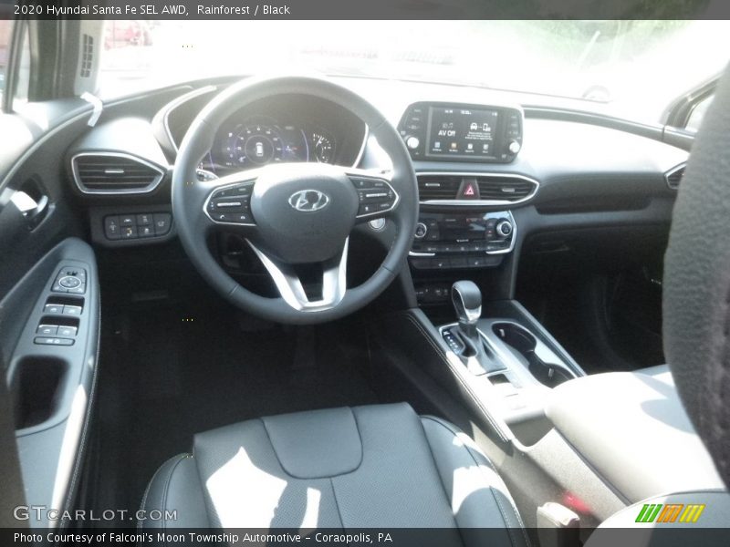 Rainforest / Black 2020 Hyundai Santa Fe SEL AWD