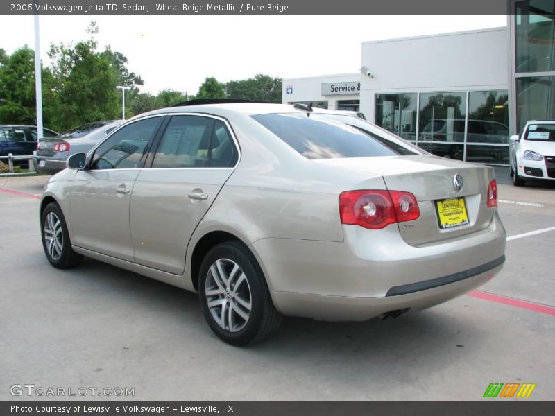 Wheat Beige Metallic / Pure Beige 2006 Volkswagen Jetta TDI Sedan