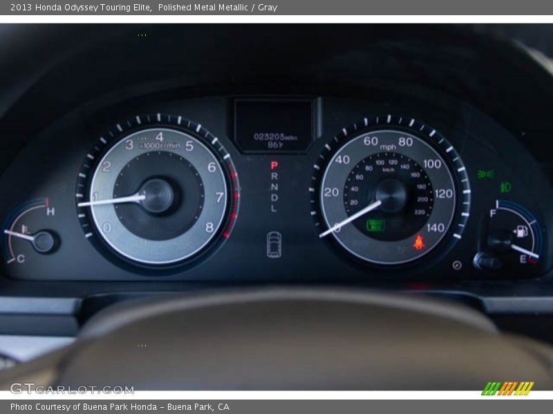 Polished Metal Metallic / Gray 2013 Honda Odyssey Touring Elite