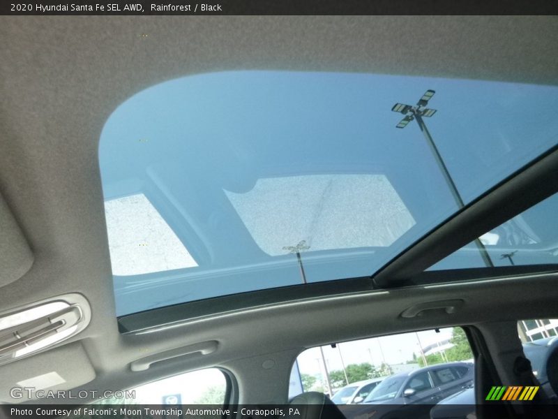 Rainforest / Black 2020 Hyundai Santa Fe SEL AWD