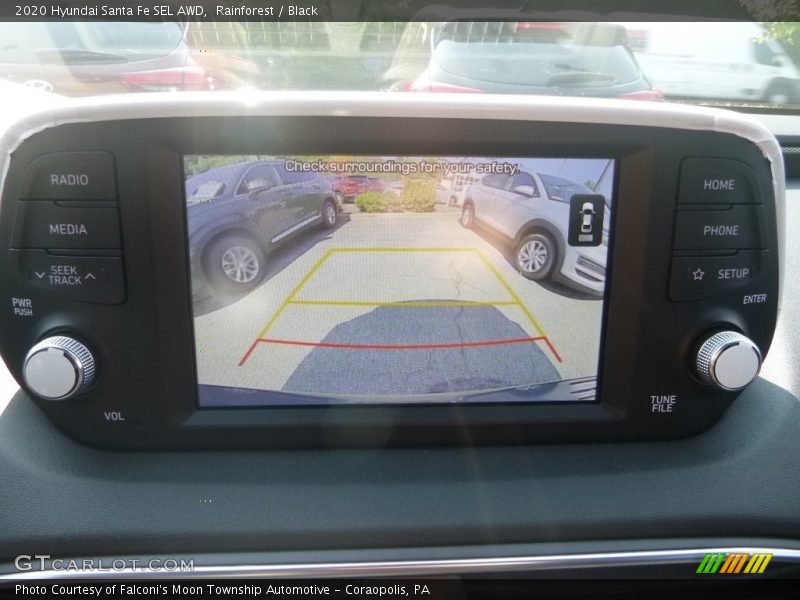 Rainforest / Black 2020 Hyundai Santa Fe SEL AWD
